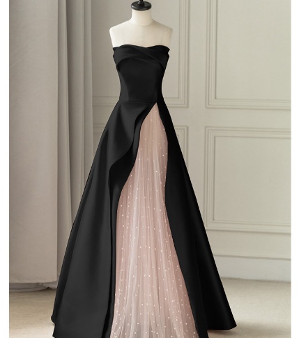 Light Luxury Annual Meeting Engagement Dress