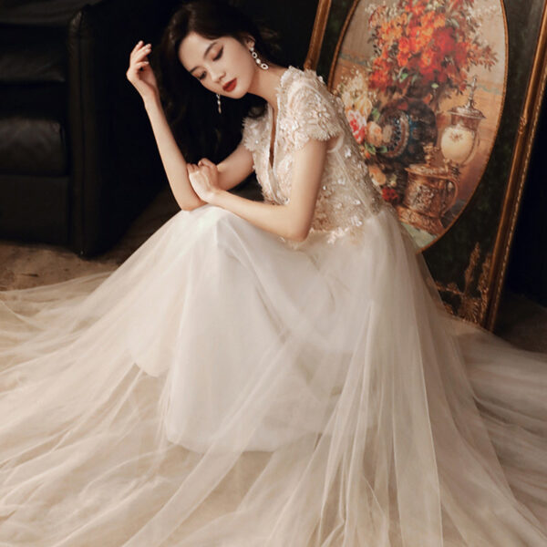 Women's Elegant Long Banquet Evening Dress