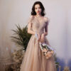 Banquet Host Small Evening Dress Women's Slim Bridesmaid Dress