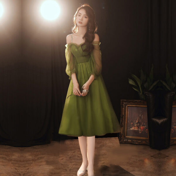 Banquet Evening Dress Women's New Long Sleeve