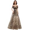 Banquet New Elegant Temperament Ladies Long Evening Dress