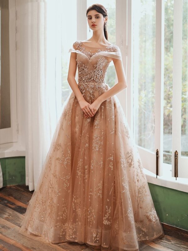 High End Bride Fashion Evening Dress