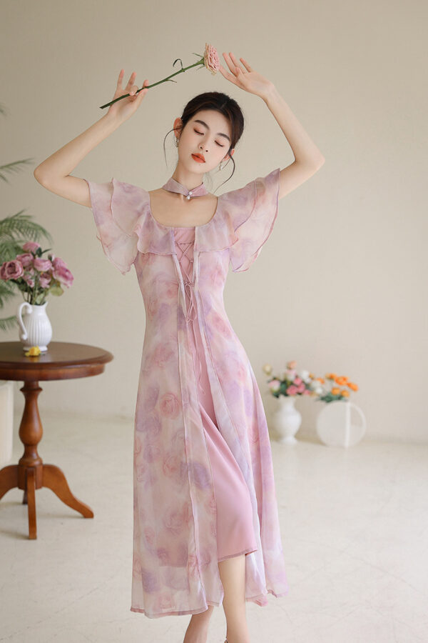Waistband Tea Break Elegant Luxury Dress