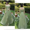 Off-shoulder Bridesmaid Group Evening Dress Host's Dress Women