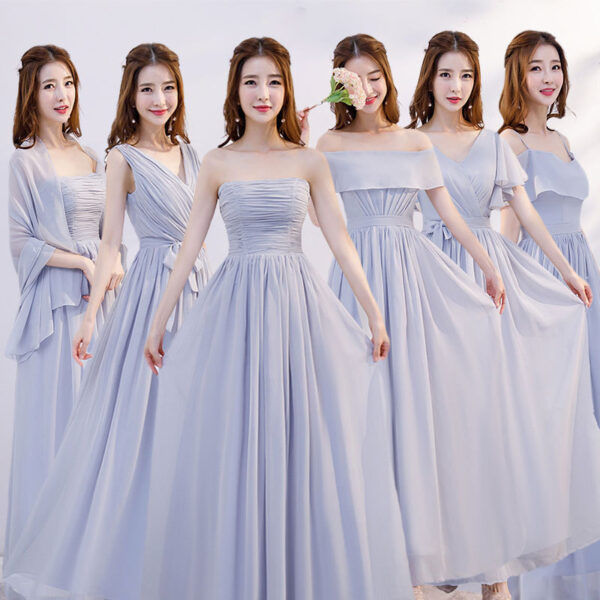 Slim-fit Slimming Bridesmaid Dress Winter Sisters Dress Bridesmaid Dress