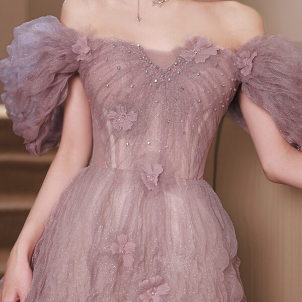 Women's Temperament Fashion Host Evening Dress