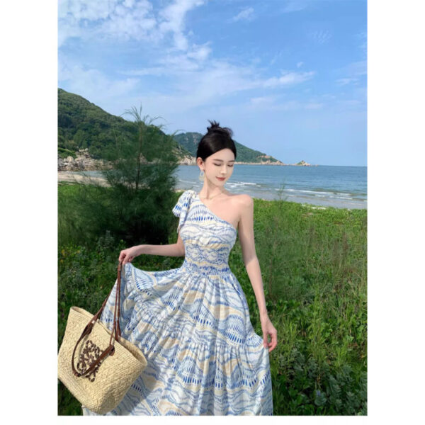 Women's Elegant Waist-tied Dress
