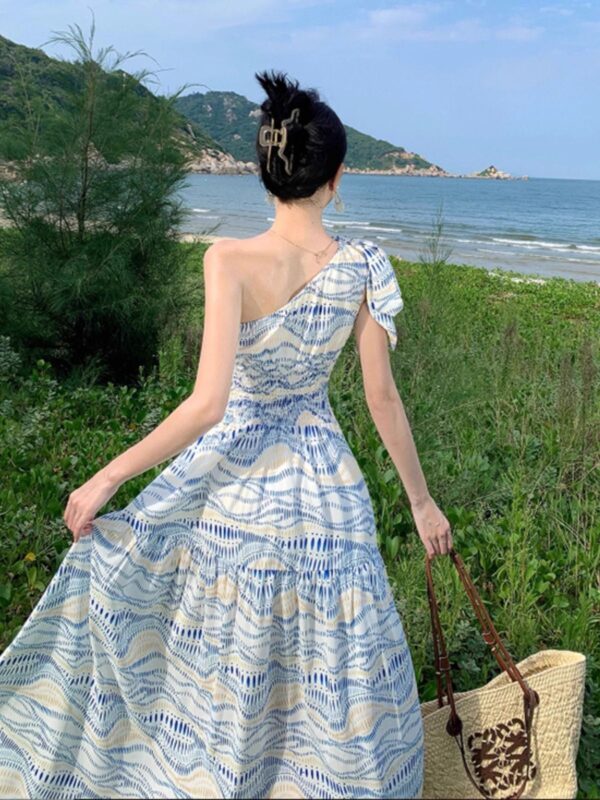 Women's Elegant Waist-tied Dress