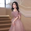 Women's Temperament Fashion Host Evening Dress