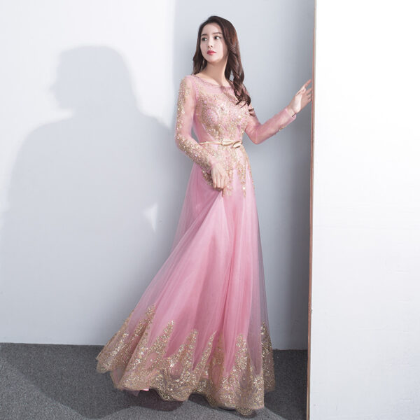 Dance Performance Costume Evening Dress Choir Host Dress Length