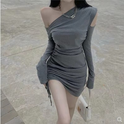 New Sexy Off-shoulder Slim-fit Bodycon Dress