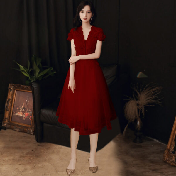 Women's Elegant Long Banquet Evening Dress