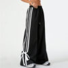 Three Bars Drawstring Cuffed Straight Casual Extended Sports Trousers