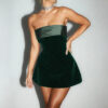Elegant Strapless Bodycon Dress