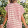 Pink Polka Dot Print Short Set