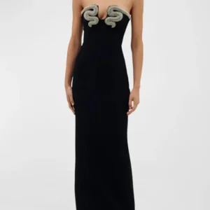 V-Neck Tight High Waist Wrapped Hip Dress with Bandage Dress