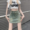 High-Waisted Bodycon A-Line Pencil Skirt