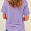 Wisteria Sequin Easter Bunny Patched Tee