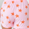 Pink Stars Short Sleeve Shirt and Shorts Bamboo Pajama Set