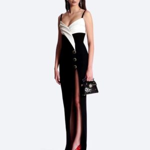 Celebrity Fashion Sexy Sleeveless V-Neck Bodycon Mini Bandage Dress