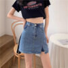 Summer Lightweight Denim Skirt for Women