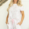 101730185-3022f98e55c54768.jpg Pink Floral Lettuce Trim Tee and Shorts Ribbed Lounge Set
