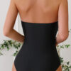 101800827-3143c2f632c6ae22.jpg Black Halter Neck Monokini with Floral Beach Cover Up