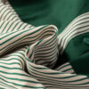 Green Patch Pockets Button Down Short Puff Sleeve Dress