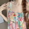 Summer Cute Youthful Unique and Stylish Patchwork Lace Long Dress