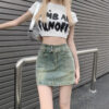 High-Waisted Bodycon A-Line Pencil Skirt