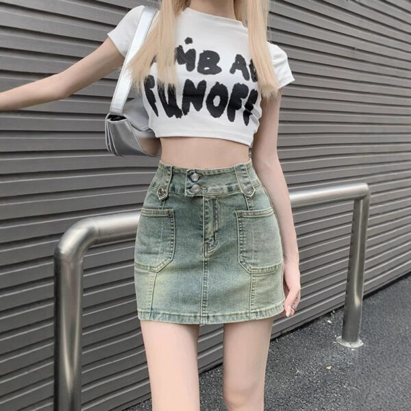 High-Waisted Bodycon A-Line Pencil Skirt