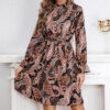 Elegant Puff Sleeve Dress for Women