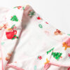 White Christmas Spirits Shirt Style 2pcs Short Pajama Set