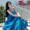 Strap Long Dress for Women, Beach Vacation Dress