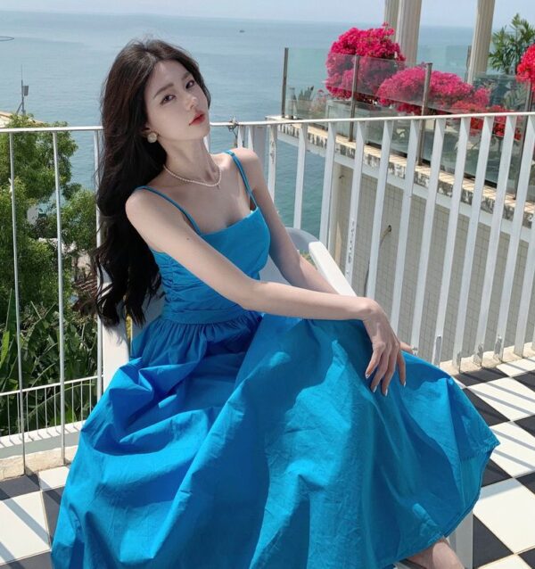 Strap Long Dress for Women, Beach Vacation Dress