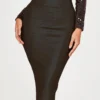 Hot stamping bandage skirt half skirt high waist tight fitting and hip wrapping