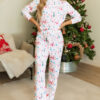 101729517-6c2fa8703c07d051.jpg White Christmas Pattern Long Sleeve Top and Wide Leg Pants Set