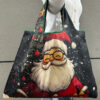 Bluing Large Foldable Christmas Holiday Reusable Oxford Bag