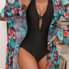 101800824-7699281b99204697.jpg Black Halter Neck Monokini with Floral Beach Cover Up