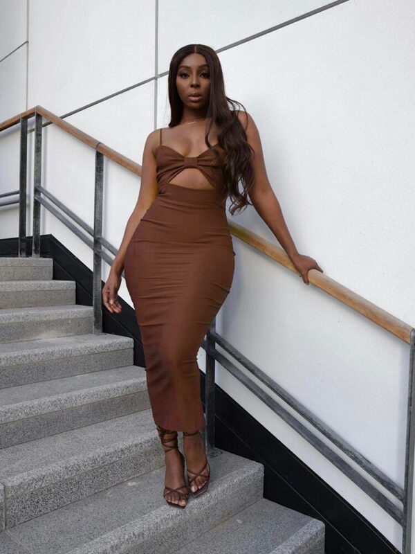 New Sexy Slim Suspenders Ladies Cocktail Party Dress