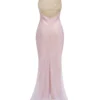 Sequins Backless Beaded Mesh Long Dress Slim Fit Celebrity Evening Party Gowns