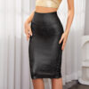 Hot stamping bandage skirt half skirt high waist tight fitting and hip wrapping