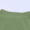 Green Criss Cross Waist Flared Swim Skirt