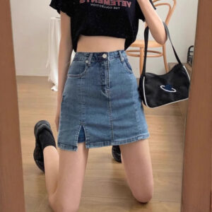 Summer Lightweight Denim Skirt for Women