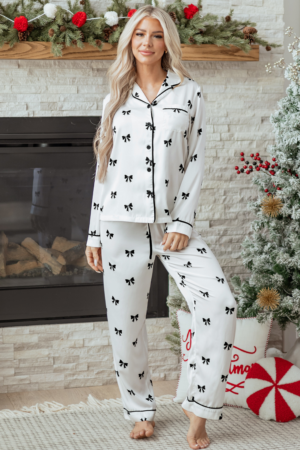 white-bows-print-two-piece-sleepwear-lc151636-p120