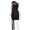 Sexy Bandage Pleated Dress with Strapless Design for Women