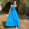 Strap Long Dress for Women, Beach Vacation Dress
