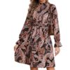 Elegant Puff Sleeve Dress for Women
