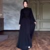 Women's Lace Trimmed Long Gown Evening Dress