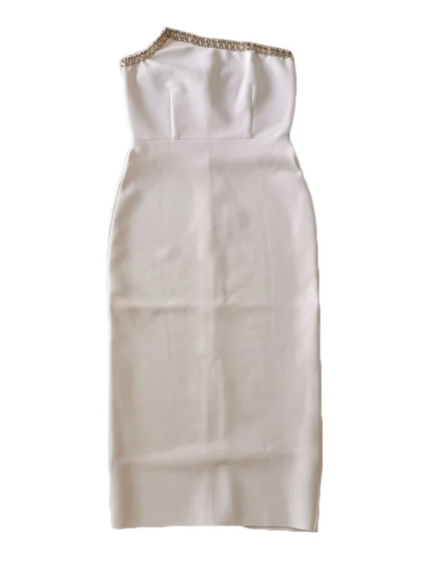 Diamond studded bra exposed backpack hip skirt bandaged dress
